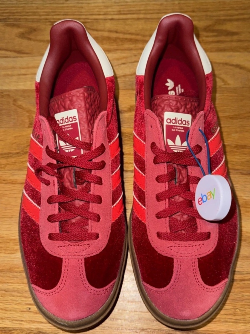 Women’s Adidas Gazelle Bold Bright Red Velvet